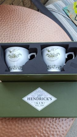 New Hendricks Gin coffee cups