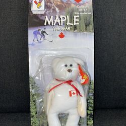 Mcdonalds Ty Teenie Beanie Baby Maple 1999 with Errors 1993 OAKBROOK (2 For 1)