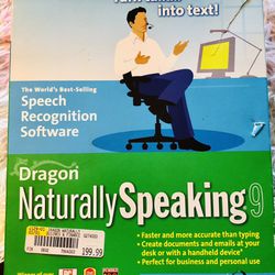 Dragon Naturally Speaking Speech Software