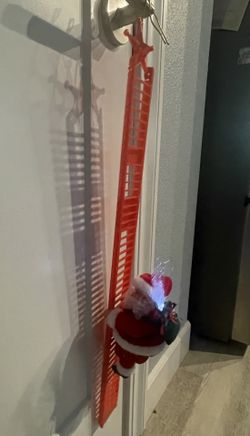 Ladder Climbing Santa With Jingle Bells Music 