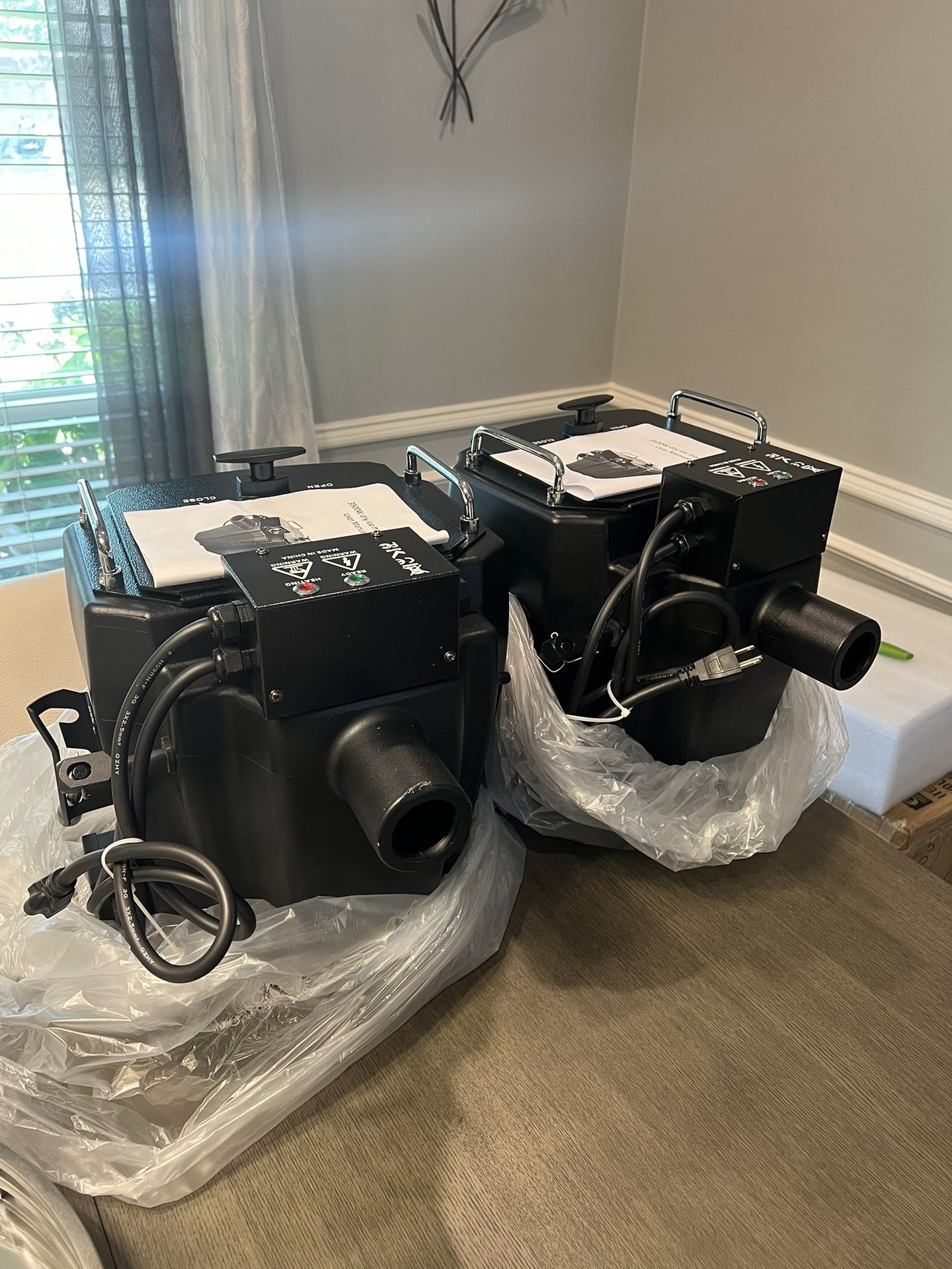 Fog Machines Pair For Sale Brand New