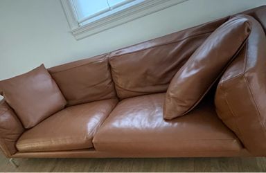 Design Within Reach Leather Sofa