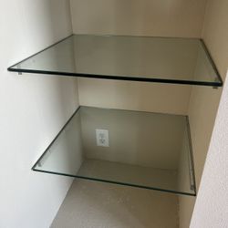 Thick Glass Shelves $15/set when purchasing 4 sets