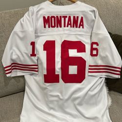 Joe Montana Jersey 1989 Throwback M&N Size 56