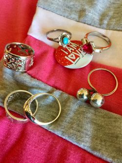 Beautiful Sterling Silver Rings * Select the style you like each is $25 / Size #5 all rings 💍💕💍💕💍💕 Come and visit for more !