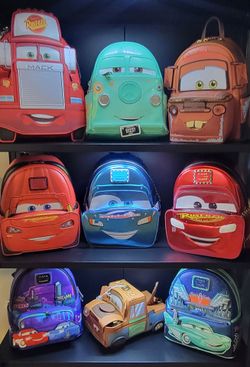 Loungefly Disney Pixar Cars Mini Backpack Collection