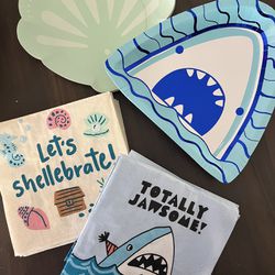 Mermaid/shark Party Decor 