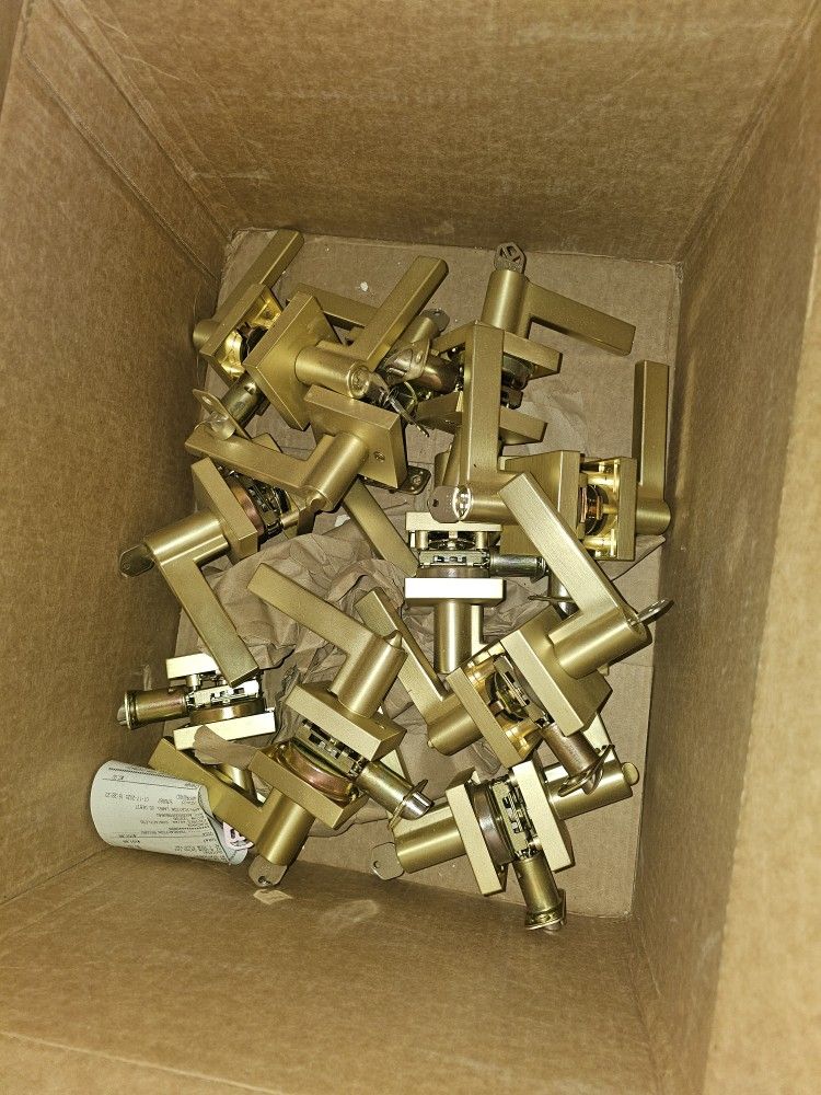 Brass Door Handles With Locks