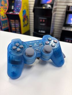 PlayStation 1 Dualshock Analog Controller Clear Blue