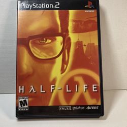 Half-Life PS2 (Sony PlayStation 2, 2001) W/ Manual Complete CIB Mint