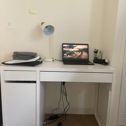 Computer Desk, IKEA, MICKE, White