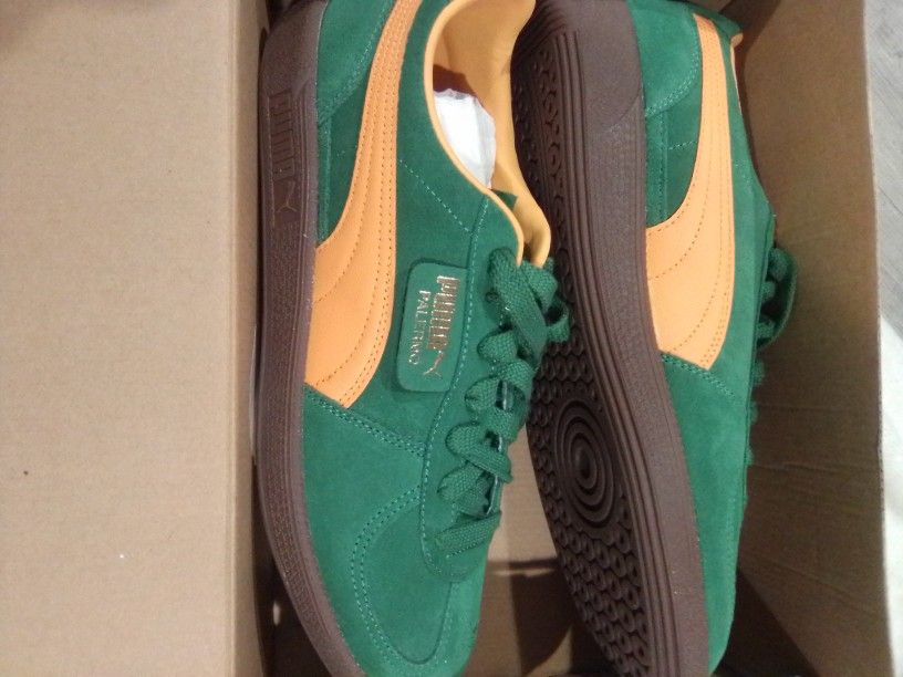 Palermo Green Suede Puma's