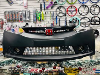 2006-2011 Honda Civic Mugen RR Style PP Front Bumper Cover Hard Plastic