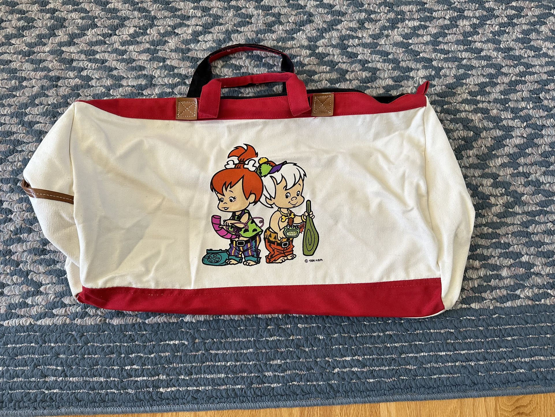 Canvas Flintstones Duffle Bag