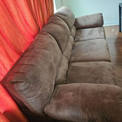 Big Sofa, Brown Color. 