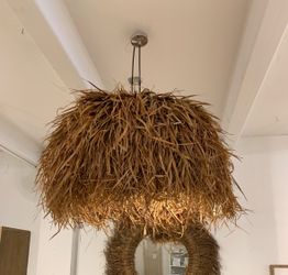 Straw Ceiling Lamp