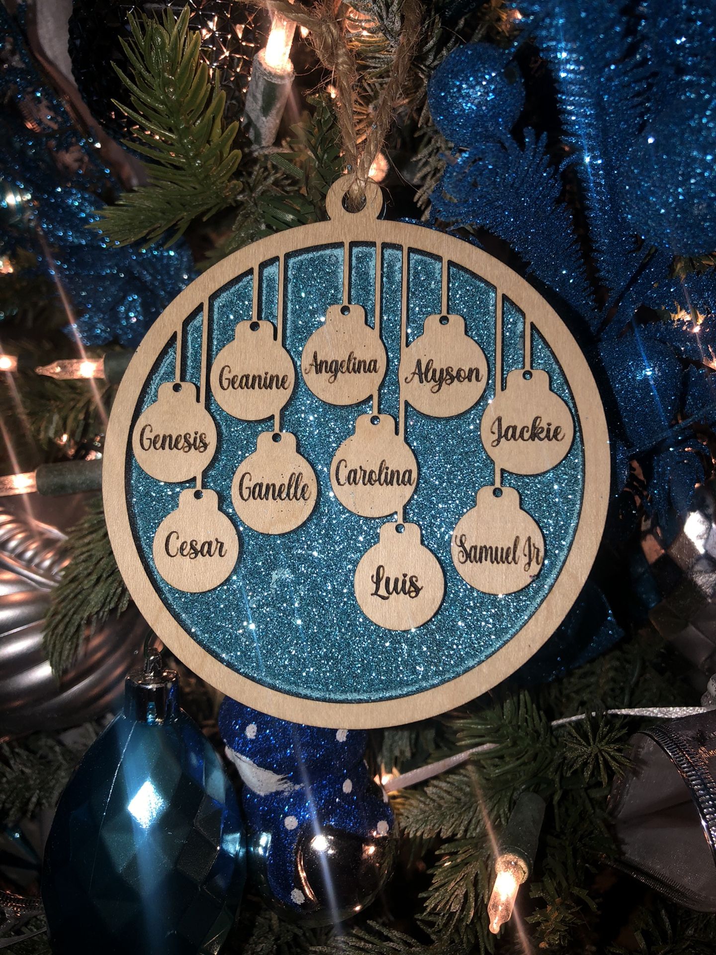 Custom Engraved Christmas Ornaments