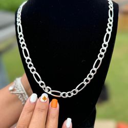 925 Silver Figaro Chain