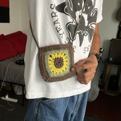 Crochet Cross Body Bag  