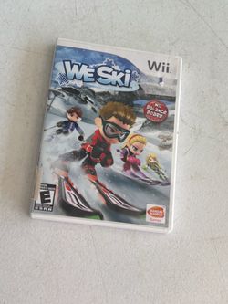 Nintendo Wii We Ski game