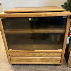 TV Stand With Turntable