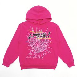 Pink “punk” Spider Hoodie 