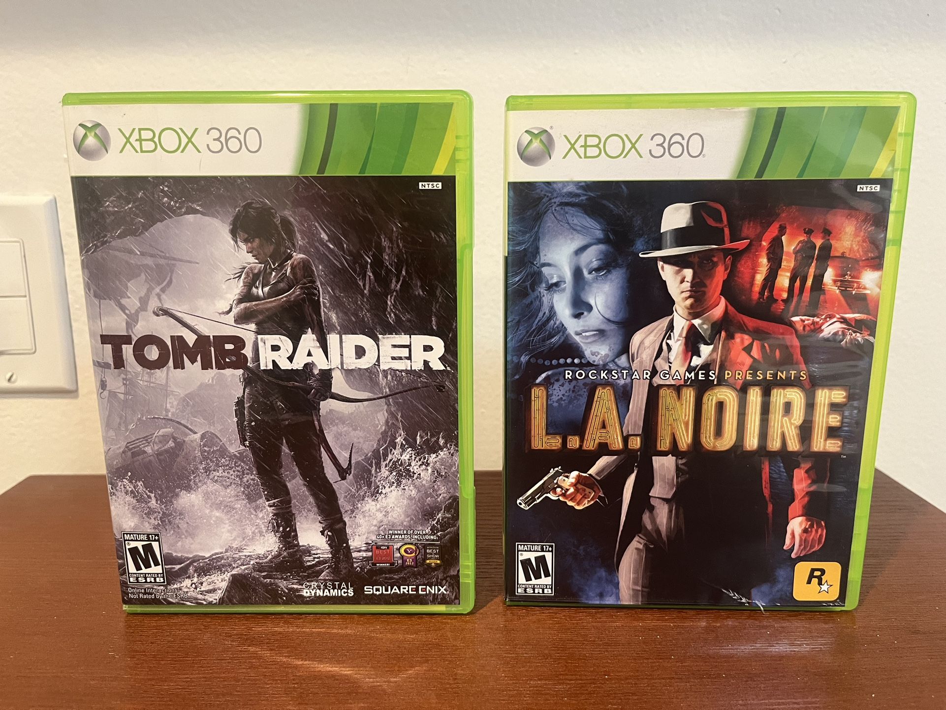 Tomb Raider And LA Noire For Xbox 360