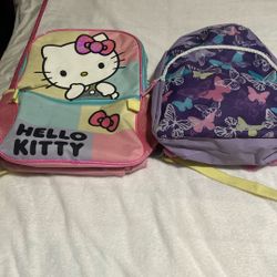 Hello Kitty Back Pack An Butterfly 