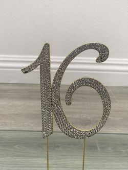 # 16 Cake Topper