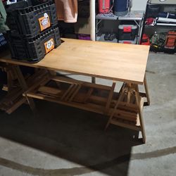 IKEA Wood Art Desk