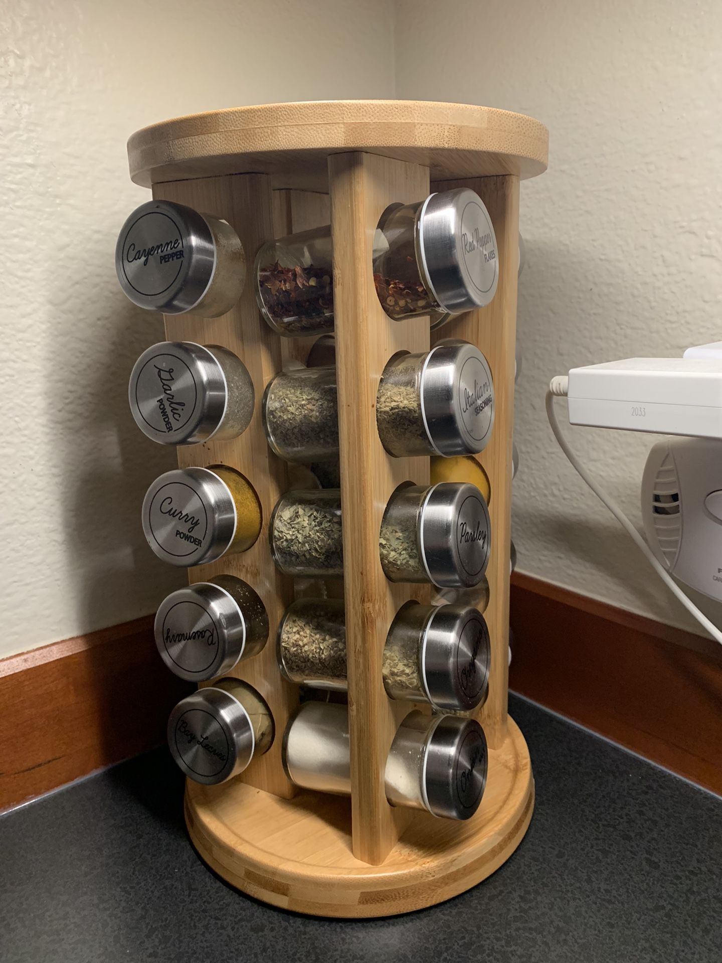 Costco 20 Jar Revolving Spice Rack