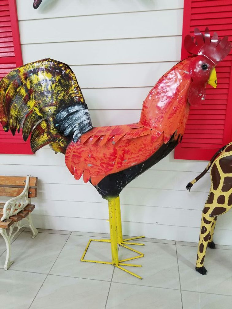6 foot rooster roosters country store