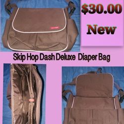 New Skip Hop Dash Deluxe Diaper Bag 
