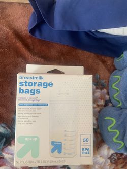 Breastmilk storage bags