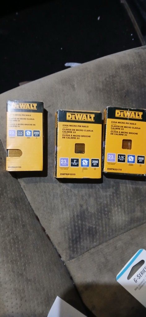 23g Micro Pin Nails 3 Sizes New!