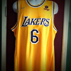Los Angeles Lakers #6 Lebron James NBA Basketball Jersey - L.XL.2X