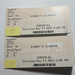 Disney’s Aladdin Tickets