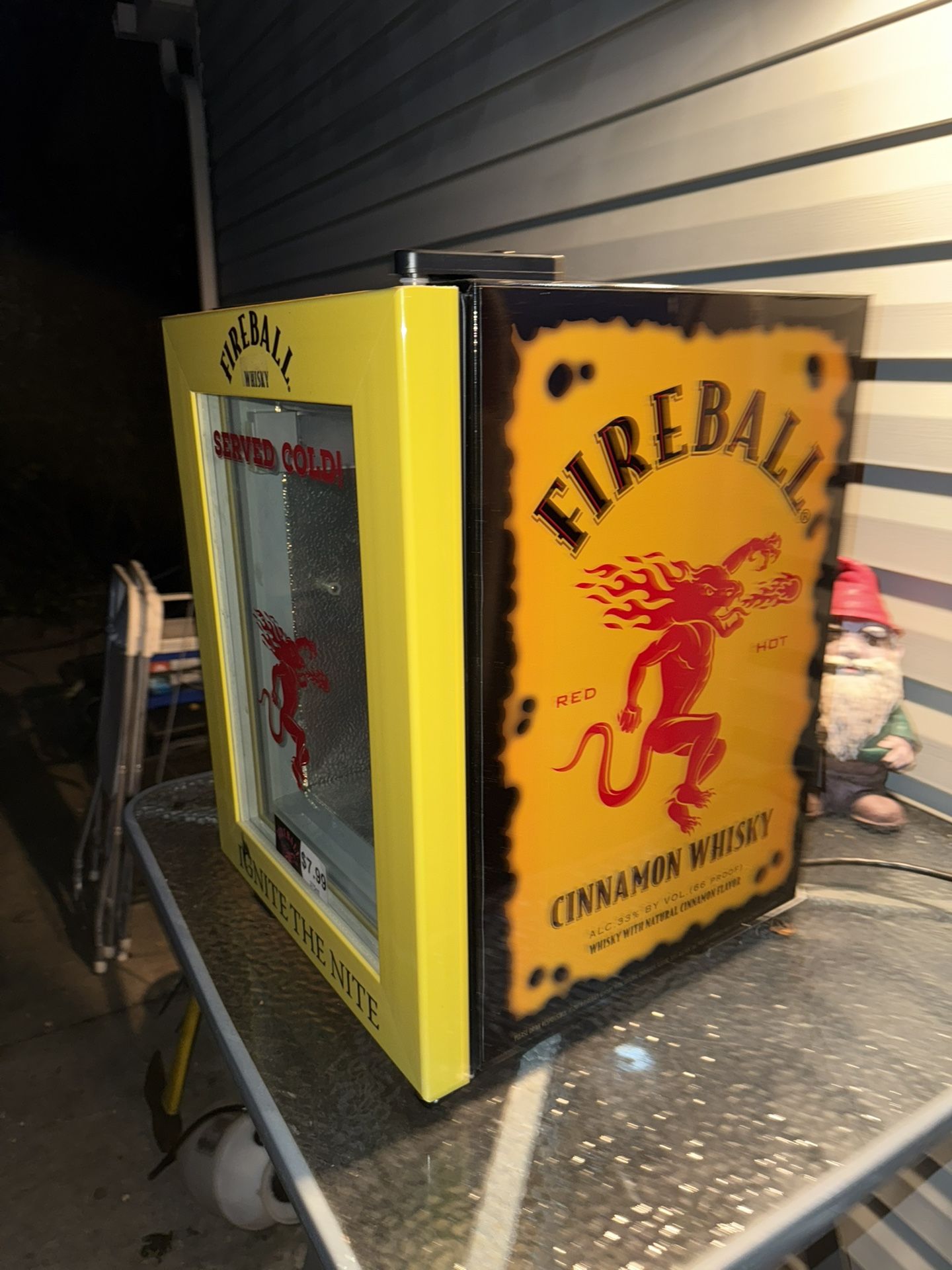 Fire Ball Mini Fridge Cooler $100 TODAY ONLY