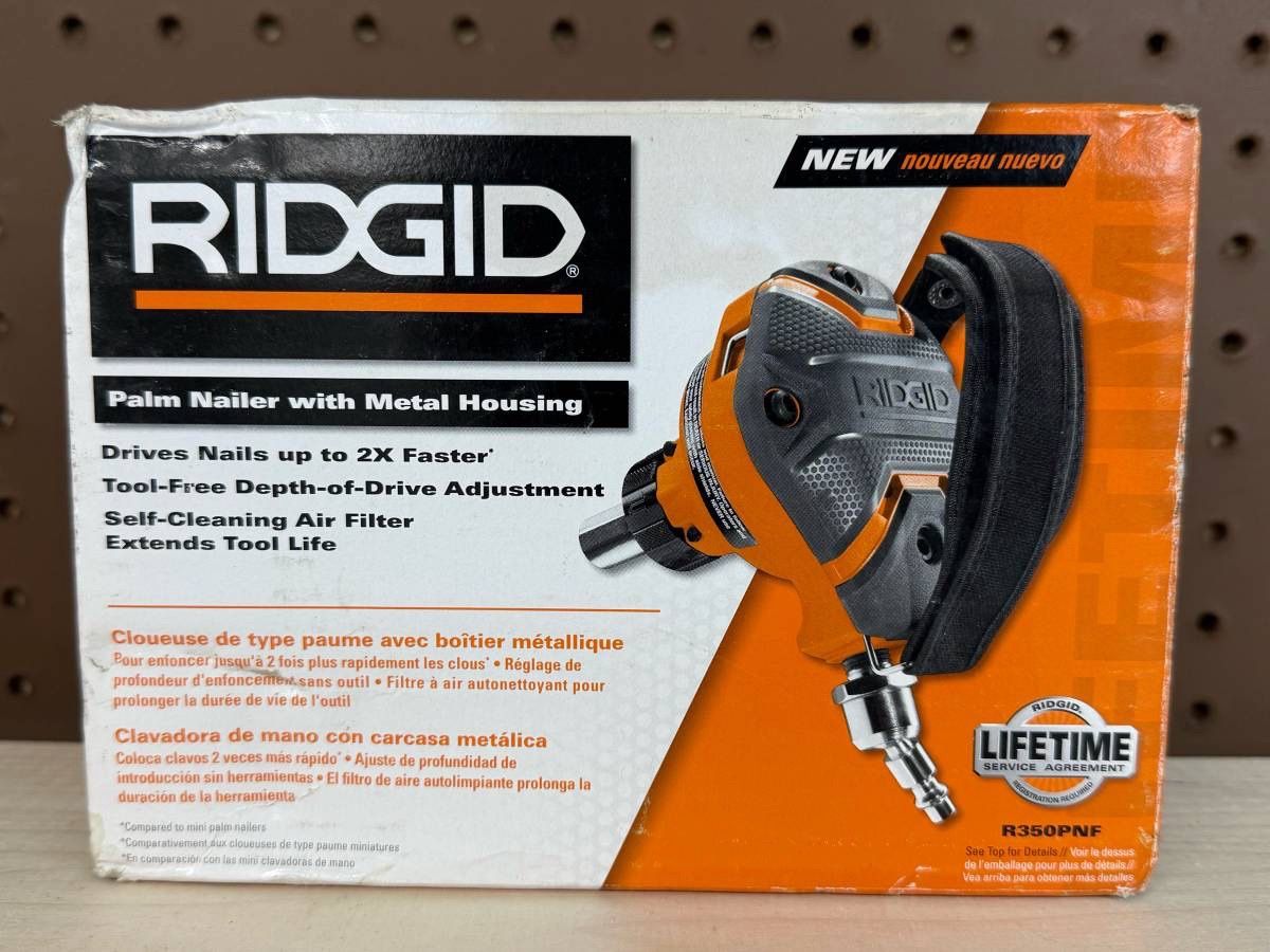 NEW! Ridgid R350PNF 3-1/2 in. Full-Size Palm Nailer