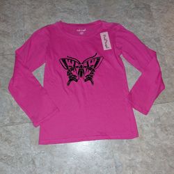Pink angel long sleeve shirt new