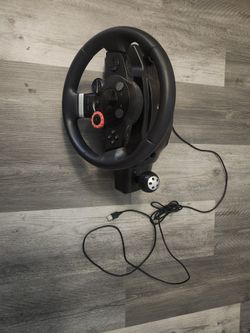 Logitech Driving Force GT Steering Wheel & Pedals w/ Original Box