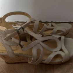 Bussola Wedge Sandals Size 41..like New