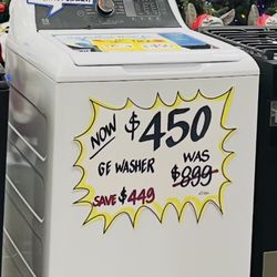  GE4.5 cu. ft. Top Load Washer in White with Dual Action Agitator, Water Level Control, Soak Rinse and Quick Wash