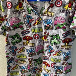 Avengers  Scrub Top