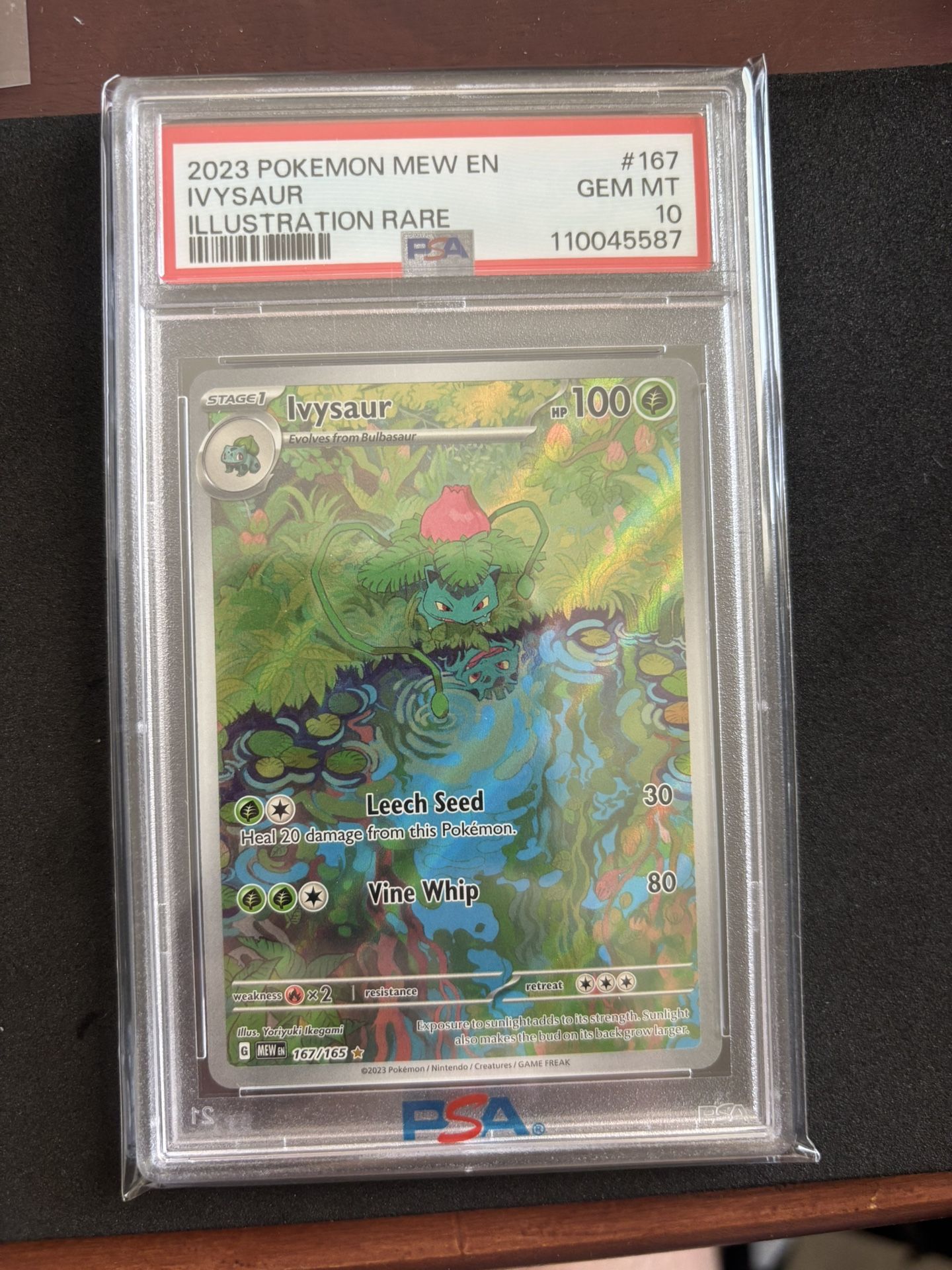 Pokemon 2023 Mew En 151 Ivysaur PSA 10