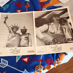 Autographed picture signed by Bedford City  autographed by him I have two of them 10 bucks a pc firm price $10 bucks for both pick up only 865 Ellswor