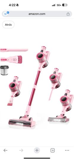 Cordless vacuum cleaner, 650W brushless motor, 55 KPa, 60-minute runtime, detachable battery, tangle-free, freestanding, home vacuum cleaner, pet hair