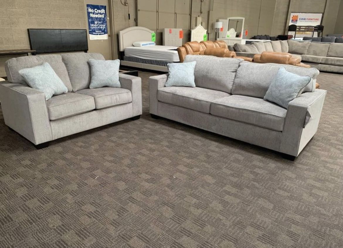 New Sofa And Love Seat Set