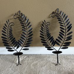 Wall Scones With Candle Holder