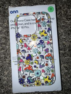 New iPhone 16 pro mushroom phone case